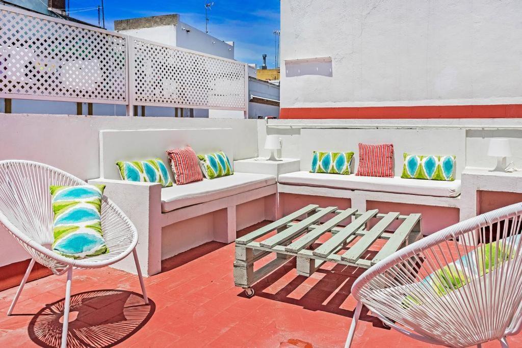 塞维利亚Fam Sevillian Townhouse别墅 外观 照片